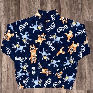 Bluey Themed Fleece Pullover Sweater